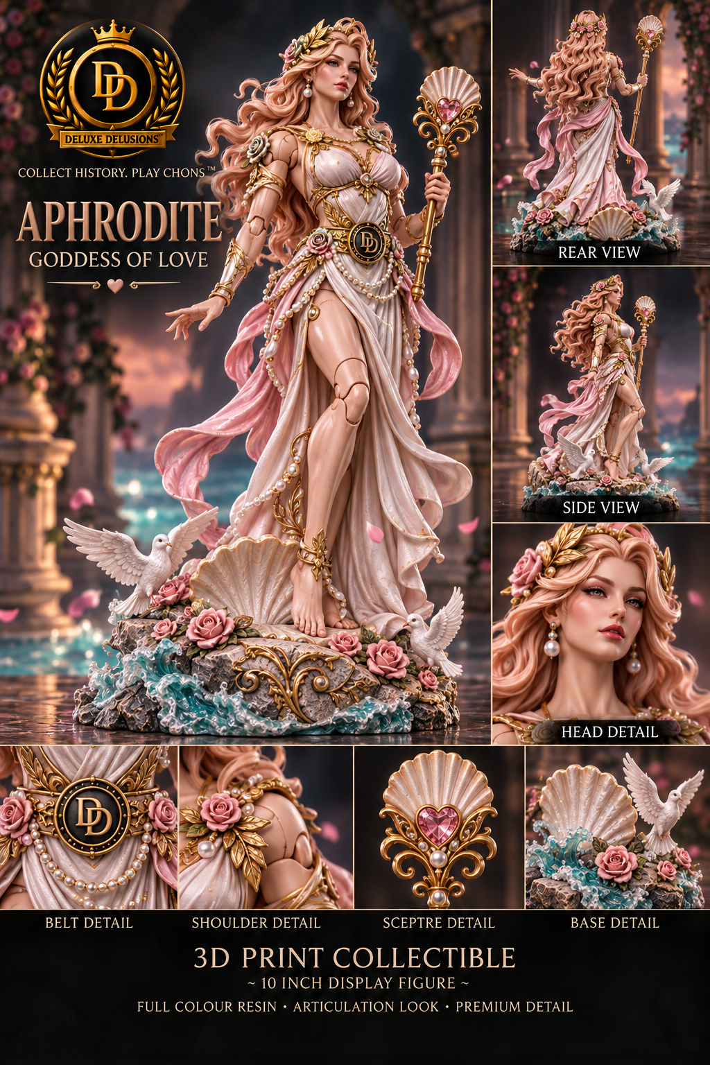 Aphrodite collectible figure concept