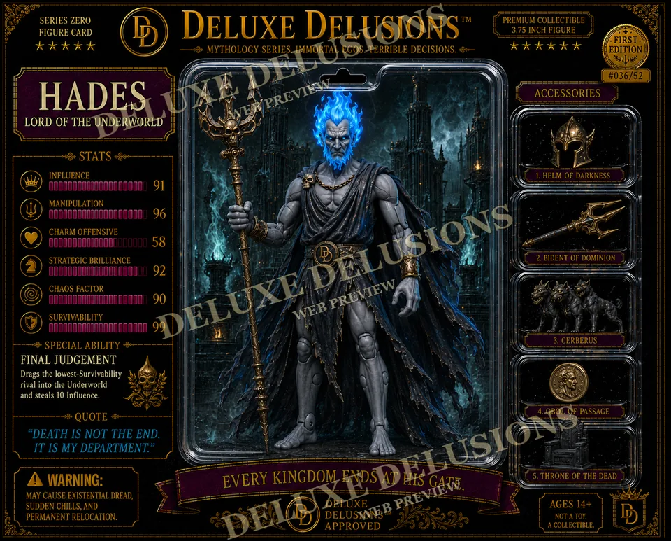Hades Deluxe Delusions player card