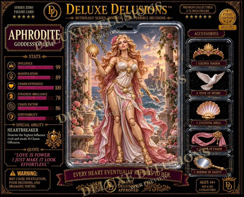Aphrodite Deluxe Delusions player card